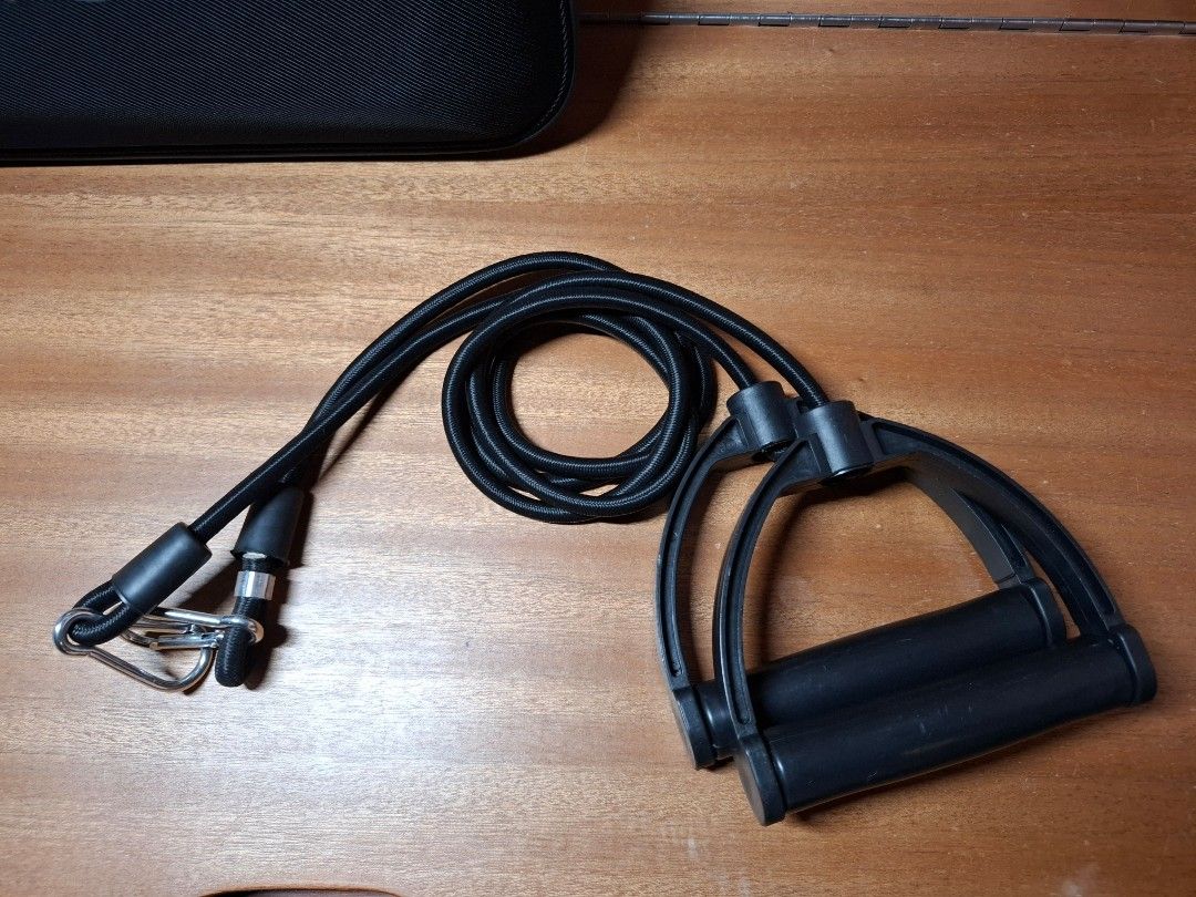 Mini Stepper with Resistance Bands (Category: Cardio & Fitness Machines) located in Quezon City. Submitted by cyulaters (Listing ID 1454505334, Image 3). Description: - Compact mini stepper for convenient home workouts - Includes resistance bands for a full-body exercise routine - Digital display tracks your progress: steps, time, and calories burned - Perfect for cardio, leg toning, and quick exercise sessions - Easy to store and use anytime, an