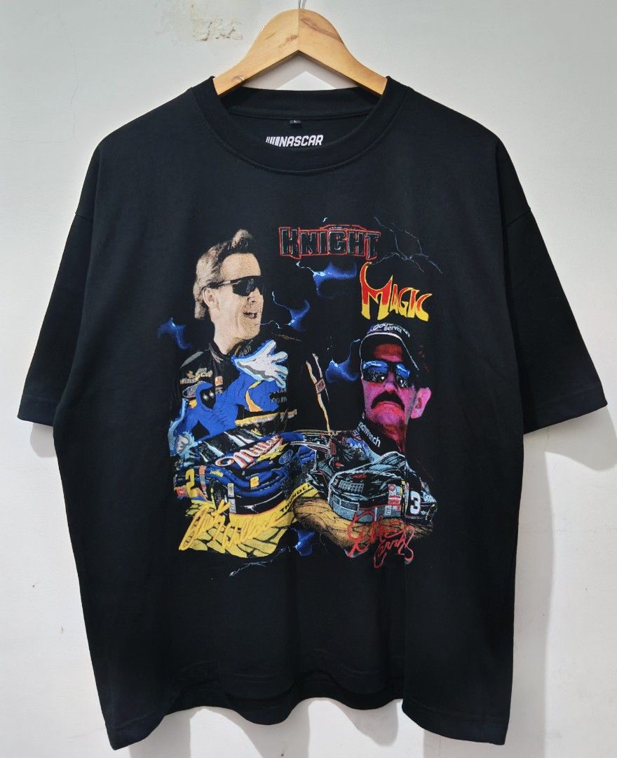 NASCAR Knight & Magic (Category: Tshirts & Polo Shirts ) located in Taguig. Submitted by wethrifting2021 (Listing ID 1454392161, Image 1). Description: Item: Knight Magic🔥 ‎Size: OPT Nascar with Size Tag (L) ‎Width: 24 ‎Length: 26.5 ‎Condition: Excellent ‎Issue: None SWIPE MORE DETAILS. DM to purchase 📩.