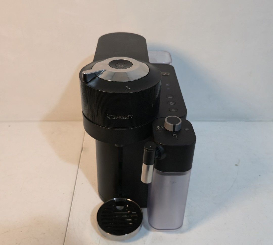 Nespresso Vertuo Lattissima Espresso Machine (Category: Coffee Machines & Makers) located in Rizal. Submitted by potato_corner (Listing ID 1454559683, Image 1). Description: Nespresso Vertuo Lattissima Espresso Machine Australian mall pull out Used as demo unit 220V No issue No box Complete accesories Made in Hungary.