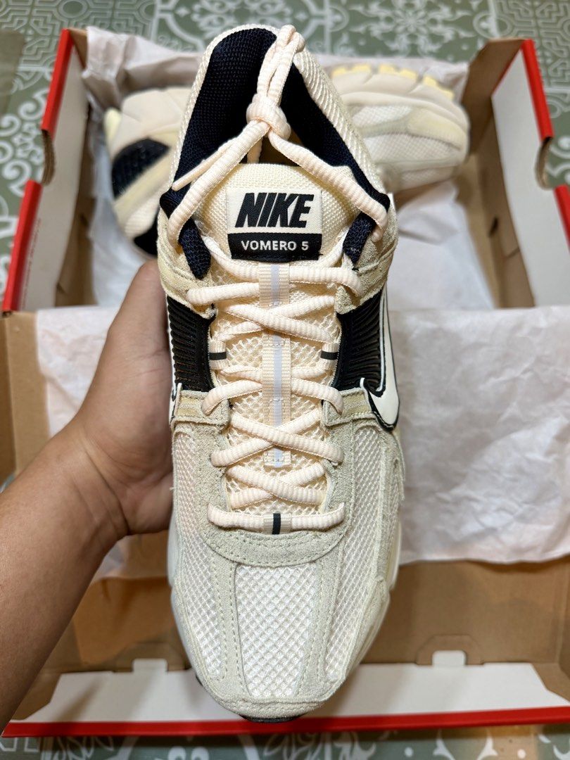 Nike Vomero 5 “Alabaster” (Category: Sneakers) located in Manila. Submitted by hoopsessive (Listing ID 1454556717, Image 3). Description: Sizes US Mens 8 (2) 8.5 (1) 9 (1) 9.5 (1) .