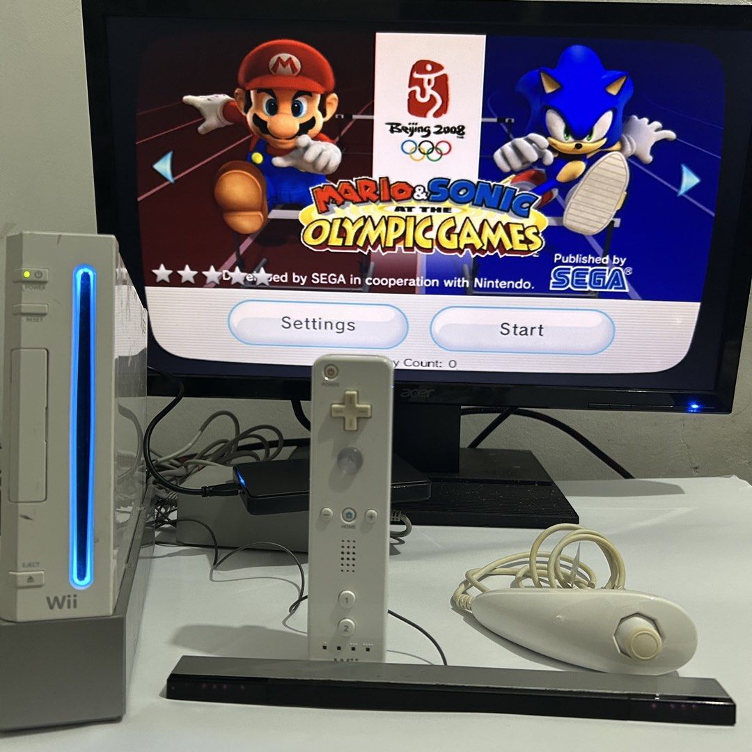 Nintendo Wii: Complete Set (Full of Games) (Category: Nintendo) located in Quezon City. Submitted by argamenest (Listing ID 1454370118, Image 3). Description: Nintendo Wii: Complete Set (Full of Games) ‎ ‎✅ Complete Set ‎✅ No issues, dents lang, ✅ lalaruin nalang ‎✅ Works without internet ‎✅ FREE drive with Full of Games ‎ ‎INCLUSIONS ‎1x Wii Console ‎1x Wii Motion Sensor Bar ‎1x Wii Stand ‎1x Wii Sensor Bar Stand ‎1x Wii Remote ‎1x Wii Nunchuk ‎