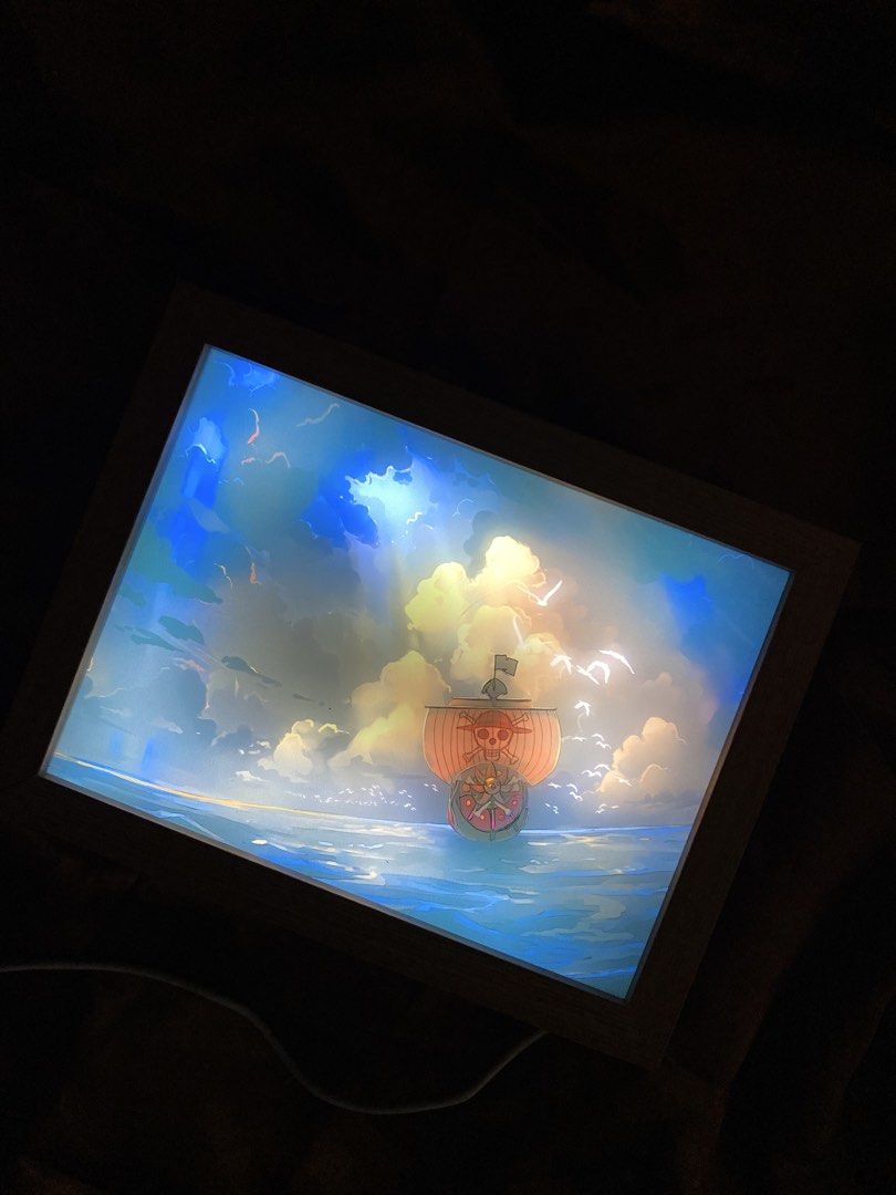 ONE PIECE THOUSAND SUNNY LED LAMP (Category: Other Home Decor) located in Manila. Submitted by wisecrystal.8f706b (Listing ID 1454388491, Image 3). Description: .