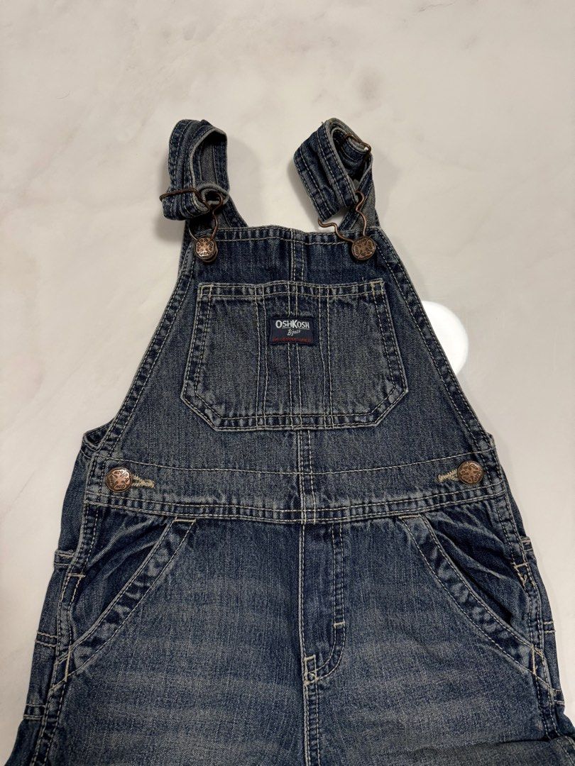 OshKosh B'gosh Denim Jumpsuit (Category: Babies & Kids Fashion) located in Manila. Submitted by shopsbyncs (Listing ID 1454467310, Image 3). Description: For 3 YO.