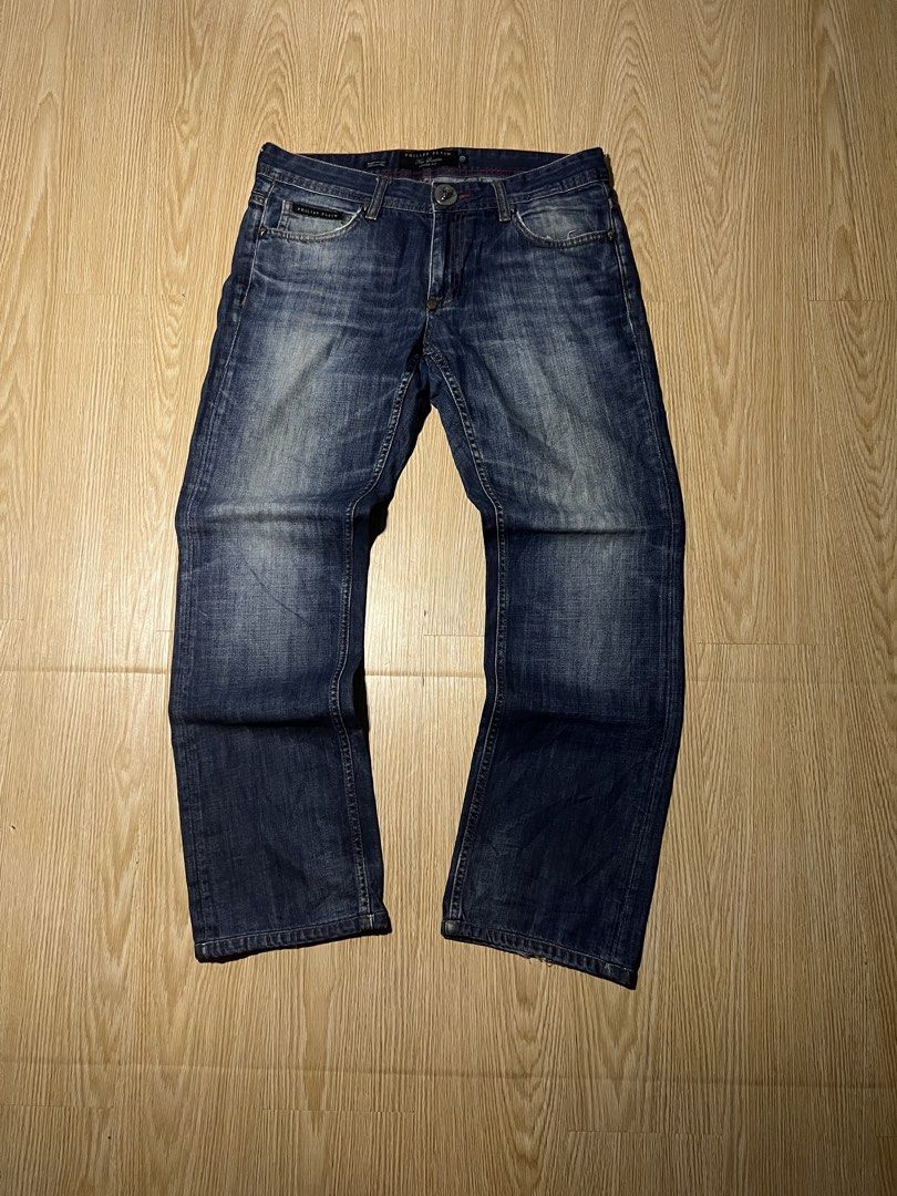 Philipp Plein Loose Fit Pants (Category: Jeans) located in Las Pinas. Submitted by southstreetdeals (Listing ID 1454461833, Image 2). Description: Philipp Plein Loose Fit Pants •Size 31 On Tag •Waist 34 •Length 39 •Hem 8 or 8.5 •Issue None •Excellent Condition.