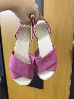 Crocs Miami Two Strap Sandals Tan, Women's Fashion, Footwear, Flats ...