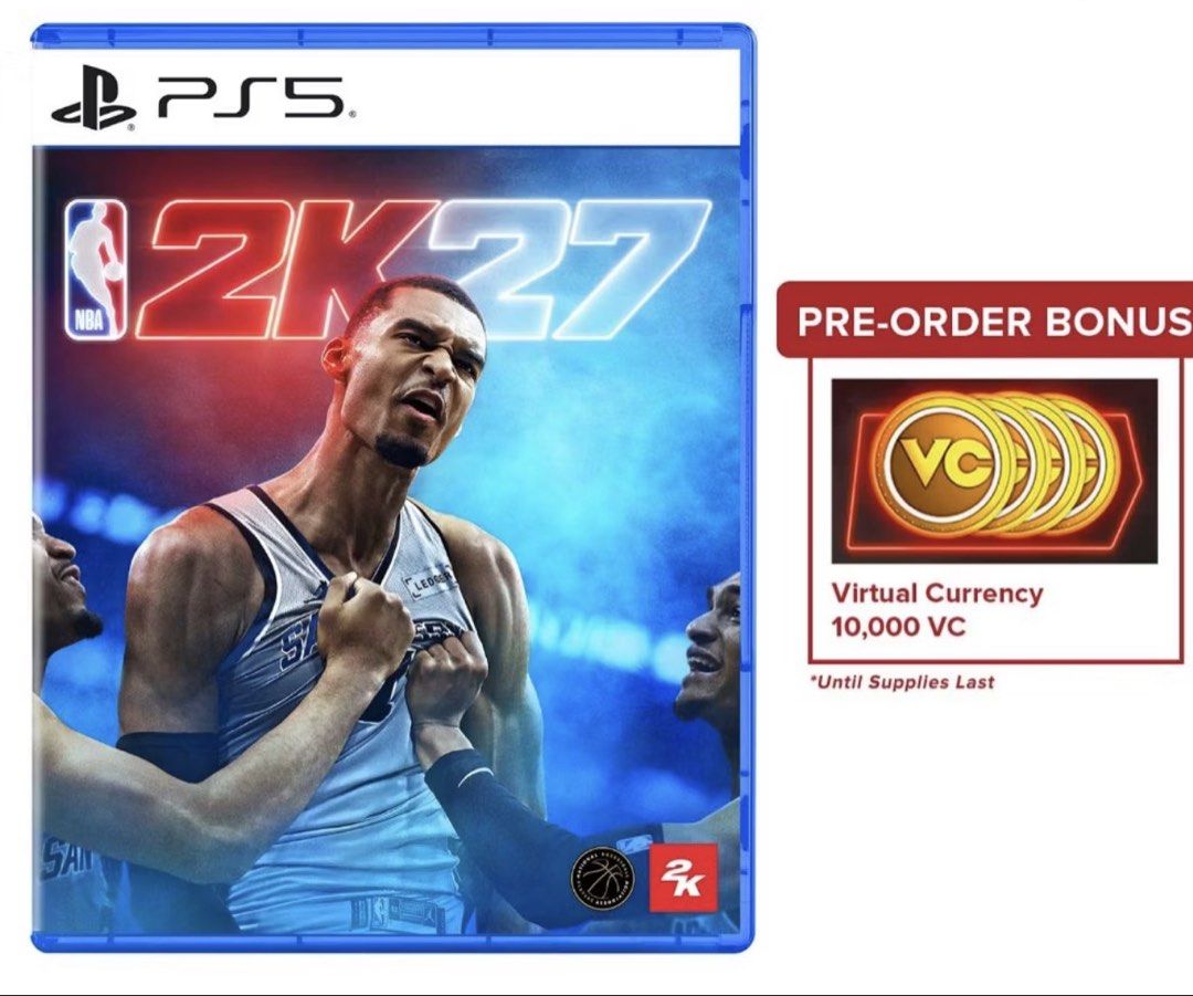 PS5, Switch 2 NBA 2K27 Standard Edition (ASI) ( Pre-Order ) (Category: PlayStation) located in Quezon City. Submitted by clostitchotaku100 (Listing ID 1454378901, Image 1). Description: Pre-order Eta:Sept 4-5.