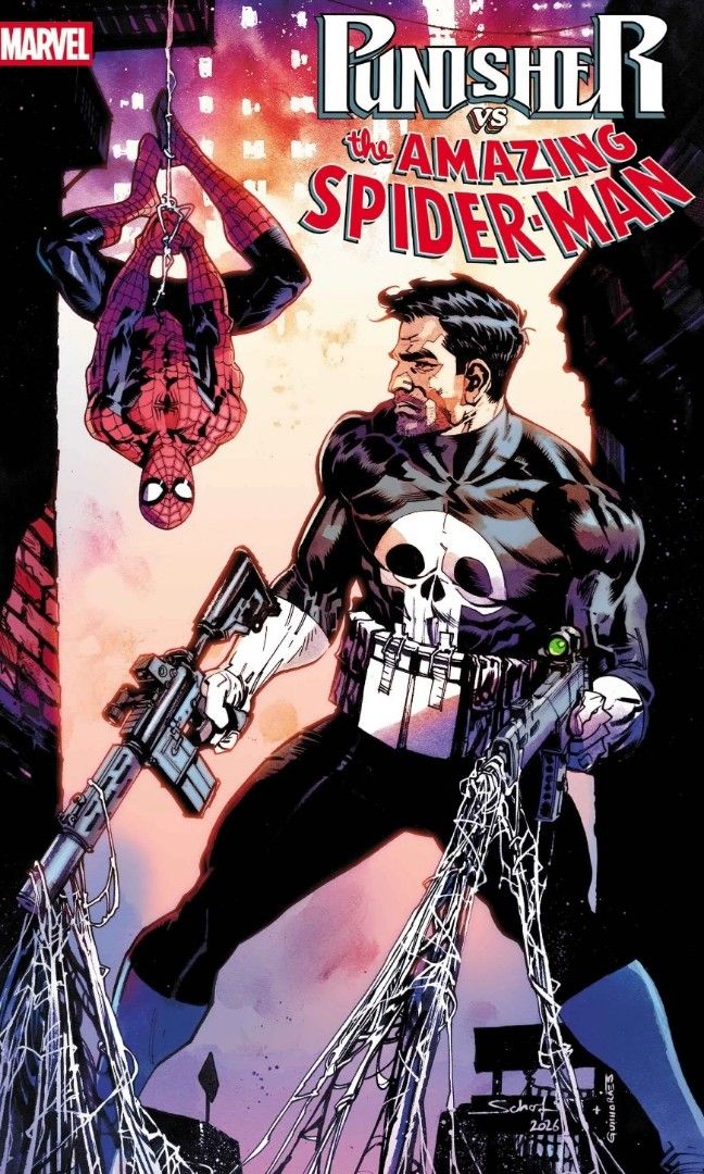 Punisher vs. Spider-Man #1 (2026) (Category: Comics & Manga) located in Pasig City. Submitted by toydaddyph (Listing ID 1454449099, Image 1). Description: Item is the 2026 Marvel Comic Book, Punisher vs the Amazing Spider-Man, Issue No. 1, with cover by Jonas Scharf. Published on July 15, 2026 with 28 pages, and written by fan-favorite writer Dan Abnett (PUNISHER: YEAR ONE) with art by new favorite artist, Matteo Della Fonte. A WALK DOWN MEMORY P