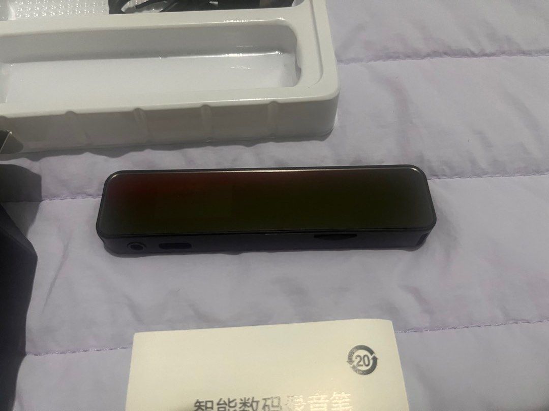 Recording Pen Portable Voice Recorder (Category: Voice Recorders) located in Dasmarinas. Submitted by oreolang (Listing ID 1454548424, Image 2). Description: Recording Pen Portable Voice Recorder - from shpe - brand new, just opened to check - rfs: need funds - mod: meet-up, jnt, lalamove - mop: cash, gcash, maribank, etc. - price highly negotiable, will be for free if bought with ruizu x80 listing.