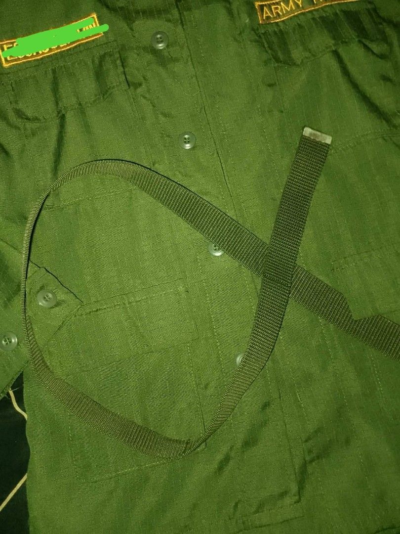 ROTC UNIFORM W/ BELT (Category: Announcements) located in Manila. Submitted by danrel20 (Listing ID 1454455611, Image 2). Description: SMALL ROTC UNIFORM / BELT MAY NAME LANG PERO HINDI RIN NAGAMIT ORIG PRICE 1500.