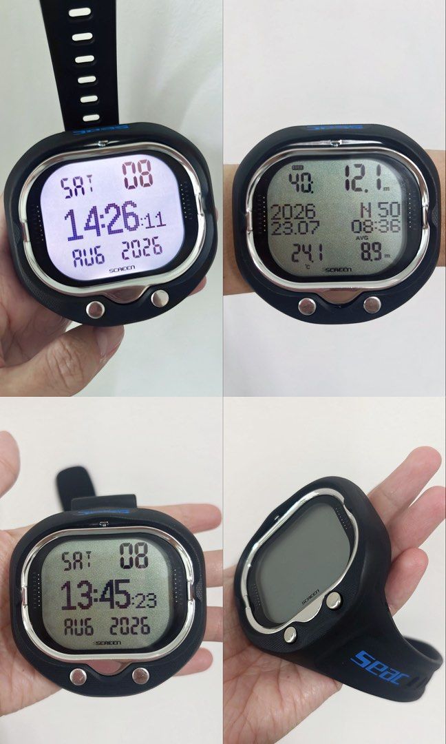 SEAC Screen Dive Computer (Category: Wearables & Smart Watches) located in Las Pinas. Submitted by kiwibum.closet (Listing ID 1454485250, Image 2). Description: - SEAC Dive Computer - 50 logged dives only, no scratches, still fresh! - Location: Paranaque/Las Pinas.