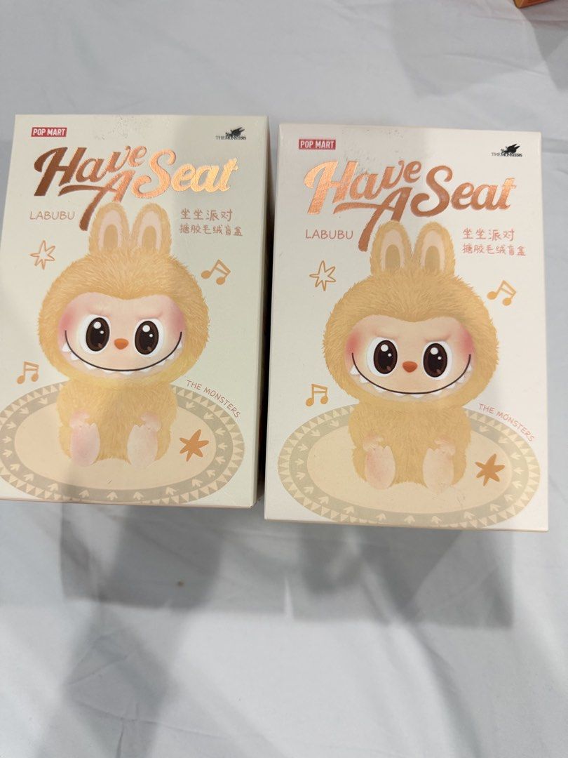sealed labubu macaron and have a seat v1 v2 (Category: Designer & Blind Box Toys) located in Caloocan City. Submitted by dollivrn (Listing ID 1454490973, Image 2). Description: 𓏔 x sensi & rush shipping plz 🙏 𓏔 rfs: decluttering, need funds 𓏔 X : @dollivrn (for proofs) 𓏔 mod: jnt or sdd only; mop: gcash or maya.