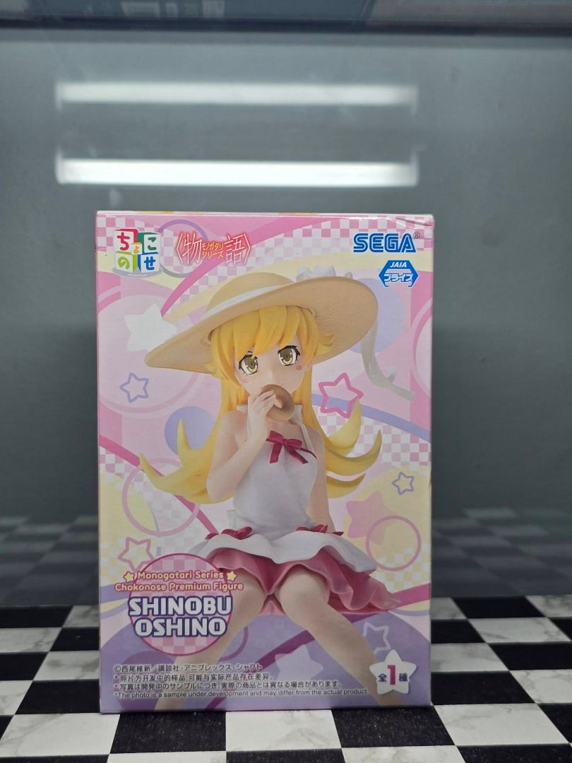 SEGA Monogatari Series Chokonose Oshino Shinobu (Category: Figurines & Statues) located in Imus. Submitted by legaspicsv-24358 (Listing ID 1454514621, Image 1). Description: MIB condition - with clamshell Loc: Imus, Cavite MOD: Flash, J&T, LBC, and Lalamove.