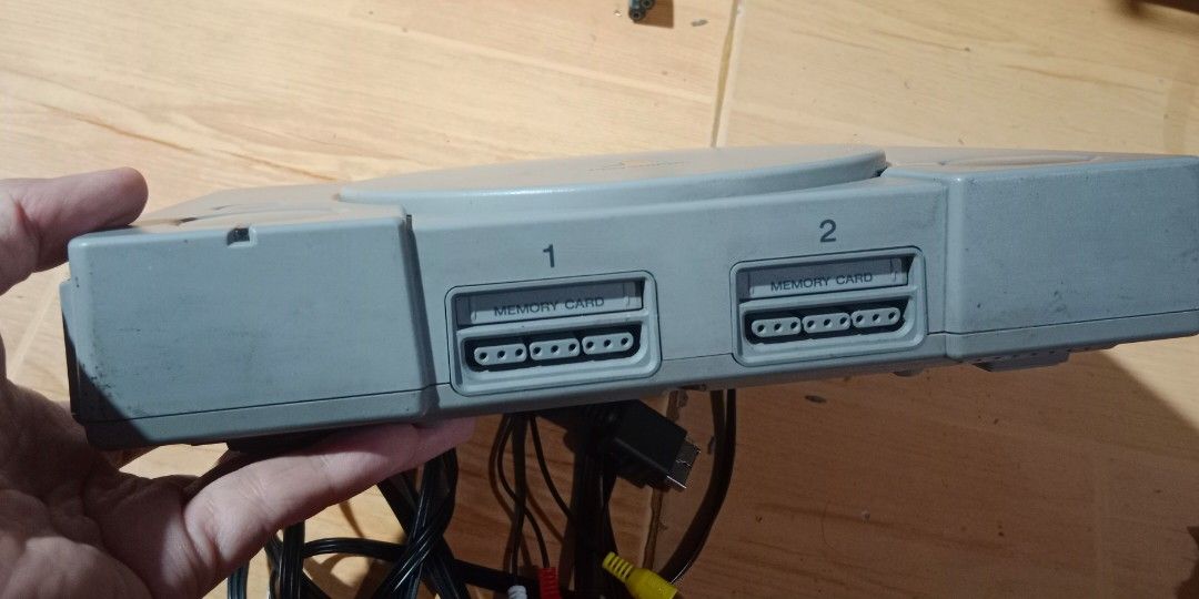 Sony Playstation 1 SCPH-9002 220v with issue (Category: PlayStation) located in Bulacan. Submitted by Shoppe.Ups (Listing ID 1454559789, Image 2). Description: power ok blinking display/ blqck & white for repair/parts/restoration what you see is what you get meetups: guiguinto plaridel bulacan - J&T *(Payment First) - LBC COP/COD *(payment first for shipping fee only) -pickup / lalamove *mop: via gcash pm for interested.