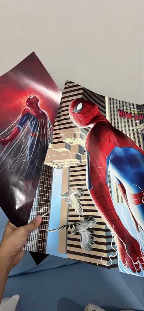 Spider-Man Movie Posters (Category: Western Merchandise) located in Makati City. Submitted by justinl6 (Listing ID 1454426670, Image 2). Description: ₱300 each nego - Limited edition poster. Features great artwork for any fan - Exclusive July 29 - Aug 2 release - From Ayala Malls Trinoma - Pickup thru Lalamove 📍 Project 6, QC.
