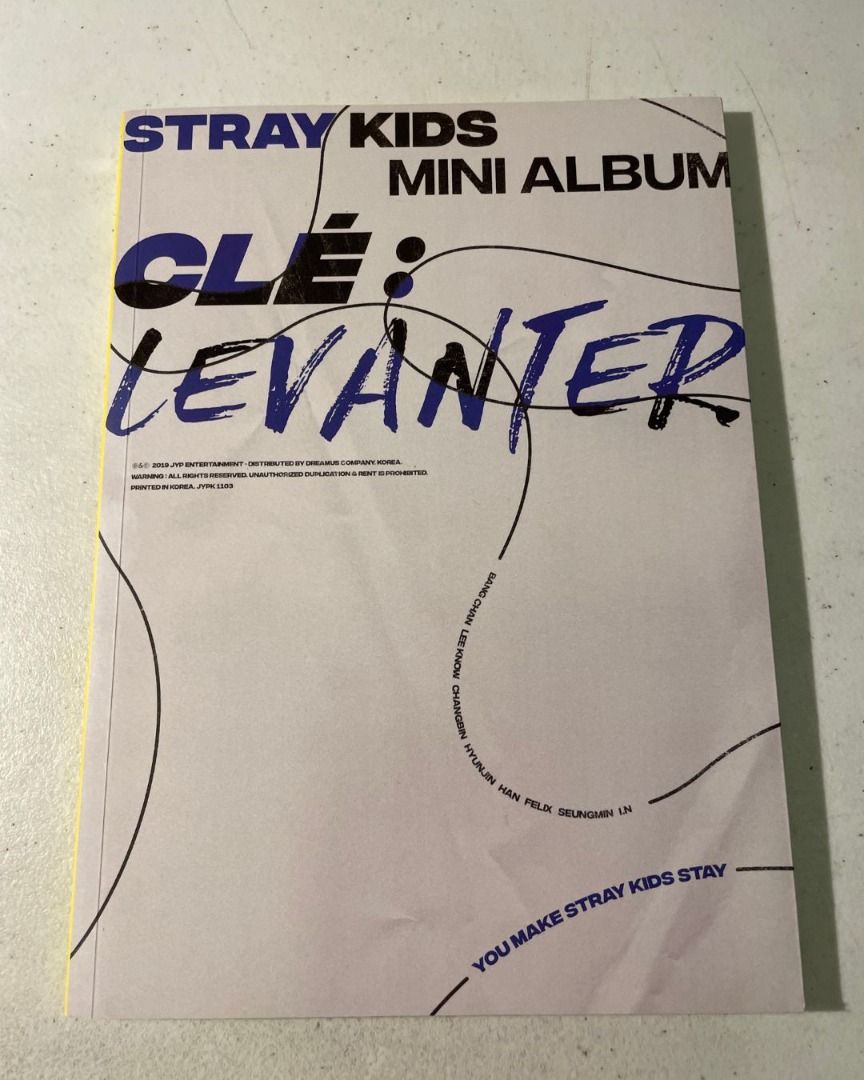 STRAYKIDS CLE LEVANTER ALBUMS (Category: CDs & DVDs) located in Taguig. Submitted by emgoofficial (Listing ID 1454388254, Image 3). Description: Official and onhand Stray Kids albums. Prices are listed below. Please refer to the photos for album condition and inclusions. Cle Levanter Series 1. Clé: LEVANTER Levanter (IN page): ₱800 2. Clé: LEVANTER Clé (Han page): ₱800 3. Clé: LEVANTER Limited (Felix page): ₱1,500 • Location: Taguig • PAYO or 3-d