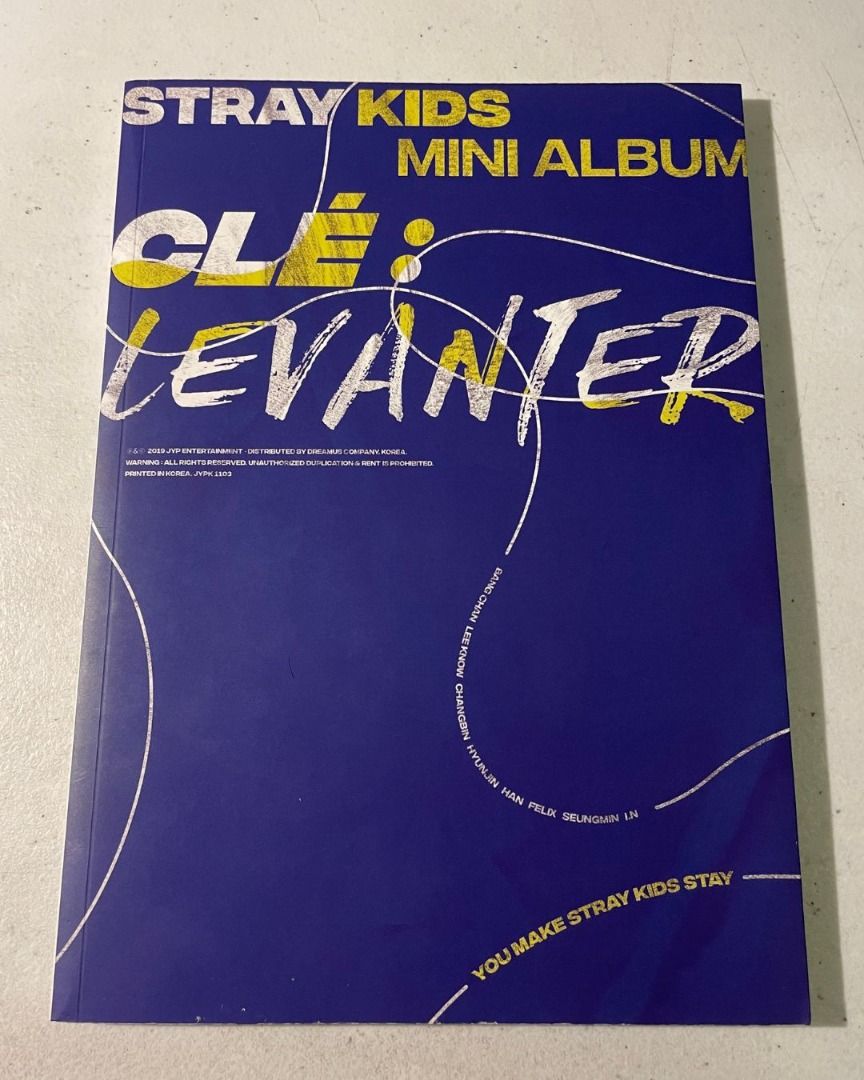 STRAYKIDS CLE LEVANTER ALBUMS (Category: CDs & DVDs) located in Taguig. Submitted by emgoofficial (Listing ID 1454388254, Image 1). Description: Official and onhand Stray Kids albums. Prices are listed below. Please refer to the photos for album condition and inclusions. Cle Levanter Series 1. Clé: LEVANTER Levanter (IN page): ₱800 2. Clé: LEVANTER Clé (Han page): ₱800 3. Clé: LEVANTER Limited (Felix page): ₱1,500 • Location: Taguig • PAYO or 3-d