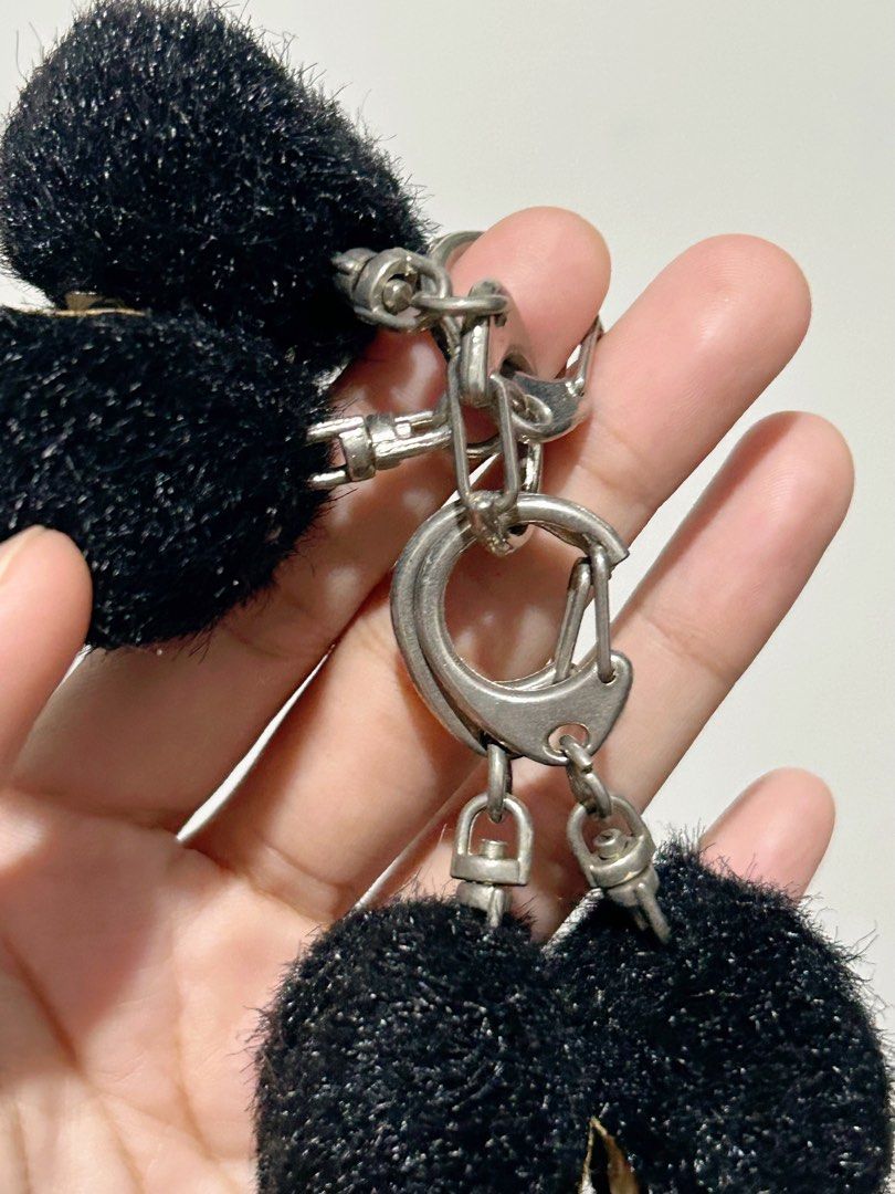 Studio Ghibli Soots Sprite Fluffy Monster Keychain Set (Category: Character Goods) located in Carcar. Submitted by creeyisla (Listing ID 1454419920, Image 2). Description: - Set of 4 fluffy black keychains -Original Merch of Sun arrow - Ideal for decorating bags or keys - Comes with hq metal keyring and clasp.