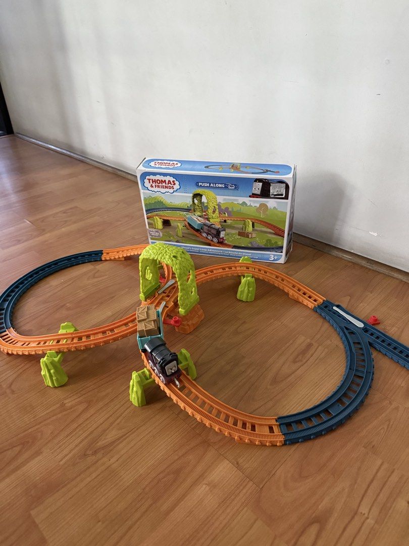 Thomas& Friends Motorized Playset (Category: Infant Playtime) located in Marikina City. Submitted by babycluttermatter (Listing ID 1454465892, Image 3). Description: P1,900 - Crystal Cave Adventure Set P999 - Crystal Mines Thomas P999 - Fix ‘Em Up Friends ❌ - Diesel’s Super Loop Adventure P3,800 take all.