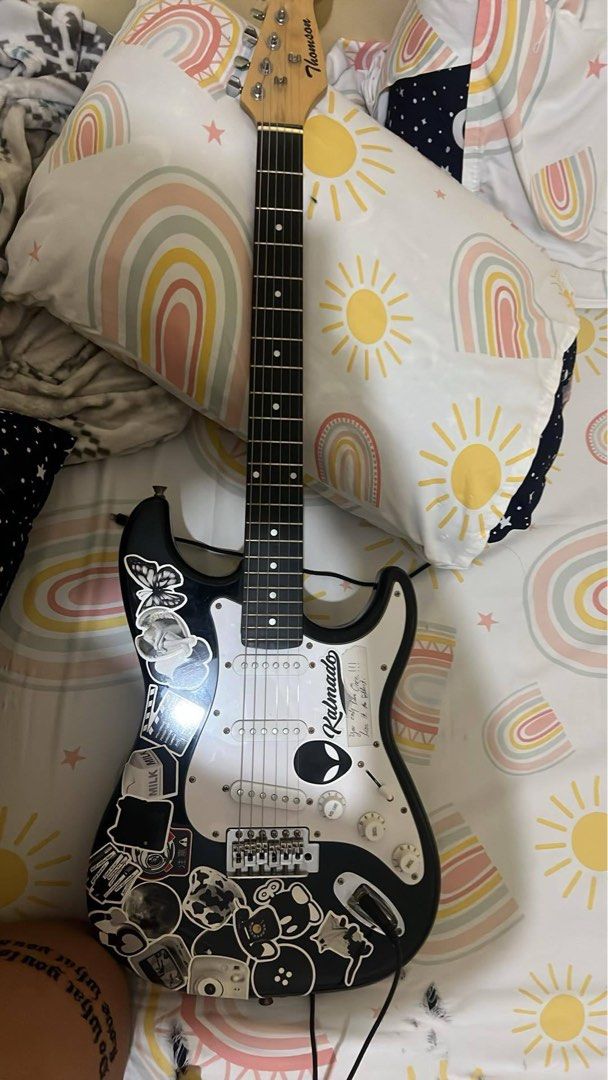 Thomson local brand strat electric guitar (Category: Musical Instruments) located in Manila. Submitted by royalhorse.42268d (Listing ID 1454554255, Image 1). Description: Well-used and taken care of! Price is still negotiable .