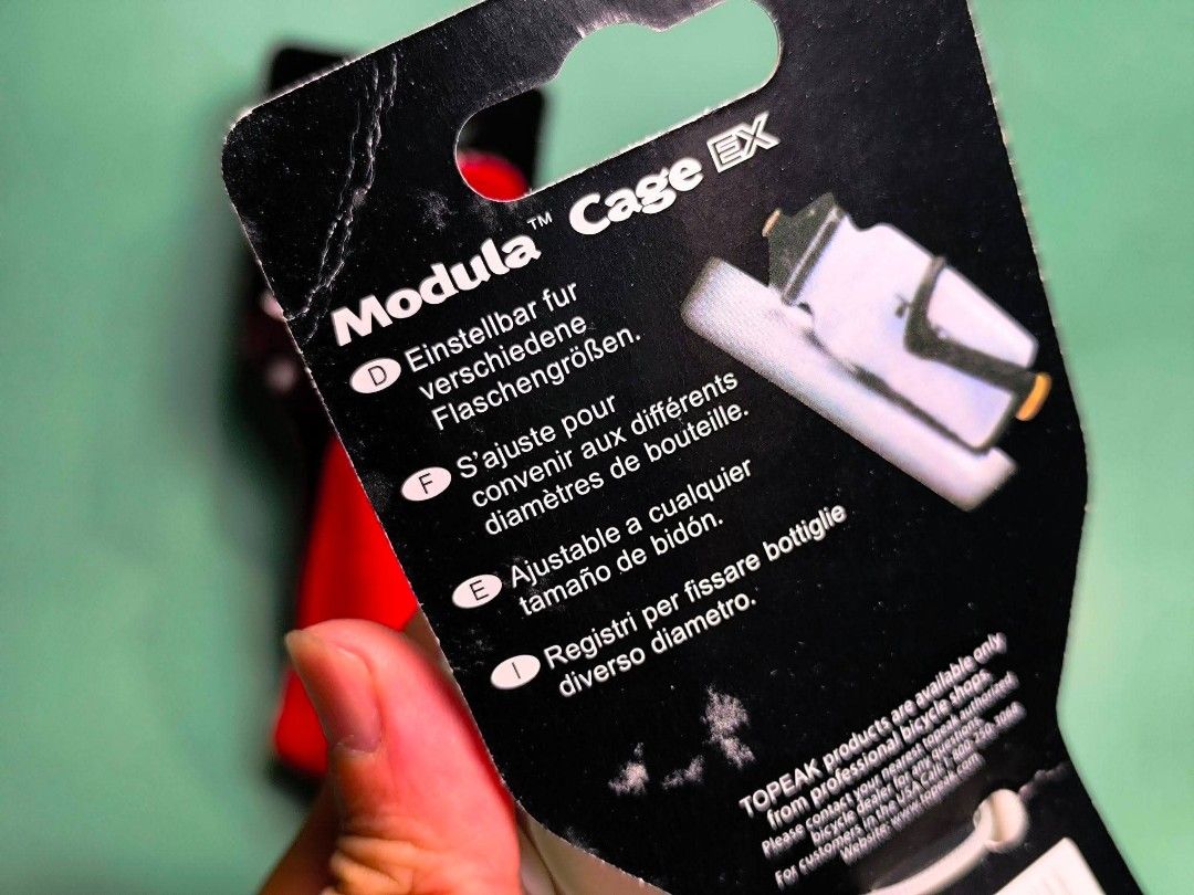 Topeak Modula Cage EX Adjustable Diameter Bottle Cage (Red & White) (Category: Bicycles) located in Baguio. Submitted by aftereditbymc (Listing ID 1454493600, Image 3). Description: -Red SOLD -White 5 pcs available 📍 Baguio City ❗ payment first -DA Mabini/LT with hf -Shipping via J&T.
