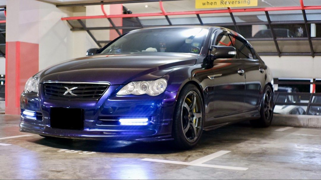 Toyota Mark X 2.5 G (A) (Category: Used Cars) located in Singapore. Submitted by mfadhlibrh (Listing ID 1388188725, Image 3). Description: 2008 Toyota Mark X 2.5L V6 COE till 09/12/2028 (renewable) Road tax paid till December 2026. NO DEALERS, NO CONSIGNMENT. Unless you have ready buyer at stated price. Fully stock engine & gearbox. Meticulously cared for during my ownership. Regularly serviced with Liquimoly Toptec 4100. Only pump Caltex Ron97 &