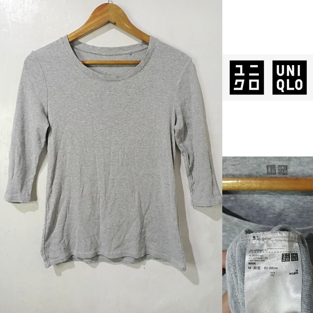 UNIQLO (Category: Longsleeves) located in Caloocan City. Submitted by nottyprelovedph (Listing ID 1454546598, Image 1). Description: 24x16 M ON TAG.