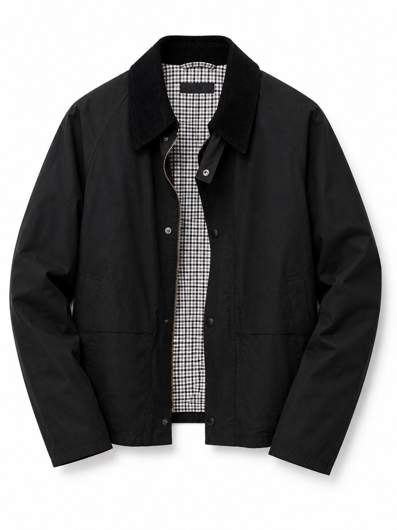 Uniqlo Utility Short Blouson Jacket v1 (Black) (Category: Coats, Jackets and Outerwear) located in Makati City. Submitted by socalkid (Listing ID 1446891797, Image 1). Description: Uniqlo Utility Short Blouson Jacket v1 (Black) Size: L 24 x 25.5 ✅ Like new, no issue 🇯🇵 Bought in Tokyo 💯% Authentic 💵 Price slightly negotiable 🛵 On-hand | Ready to ship ⚠️ Free shipping for purchases of two or more items.