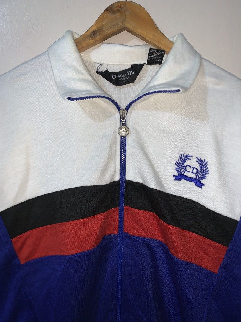 Vintage 90’s CHRISTIAN DIOR Track Jacket (Category: Luxury Apparel) located in Muntinlupa City. Submitted by ddptgs.thrift (Listing ID 1454534802, Image 3). Description: 90’s CHRISTIAN DIOR Track Jacket 9.5/10 Condition 9.5/Color rate Size fit to L.