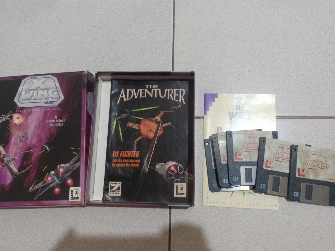 Vintage PC Games (Category: CDs & DVDs) located in Quezon City. Submitted by epicfalcon.12133a (Listing ID 1454538934, Image 1). Description: selling Stars wars x wing and top gun old PC games..Never been used..I opened it for curiosity..09162464421.