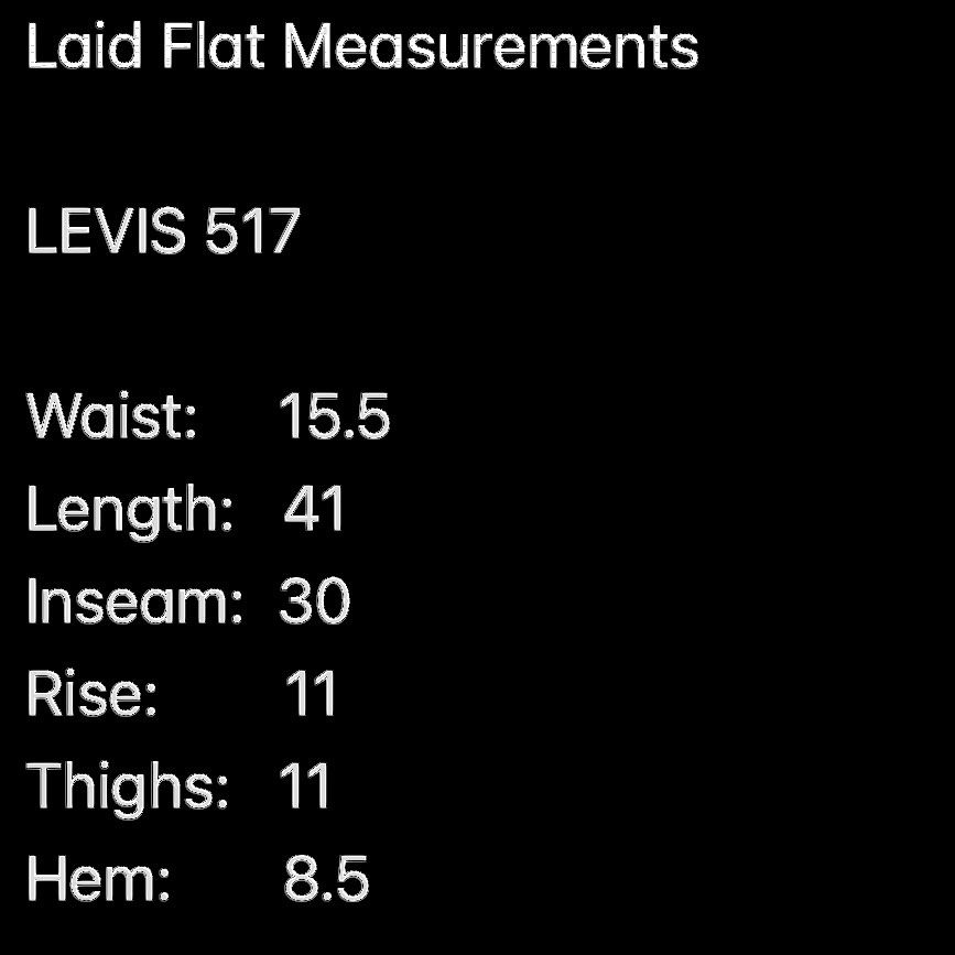 Vtg. Levis 517 Bootcut Jeans Pants (Category: Jeans) located in Dinalupihan. Submitted by brokencasket (Listing ID 1454483778, Image 3). Description: Vtg. Levis 517 Bootcut Jeans Pants Measurements on photo. Color may vary due lighting.