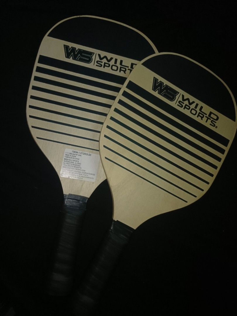 WS wooden paddles pickle ball (Category: Racket and Ball Sports) located in Manila. Submitted by quickdeer_e46da4 (Listing ID 1454500972, Image 1). Description: .