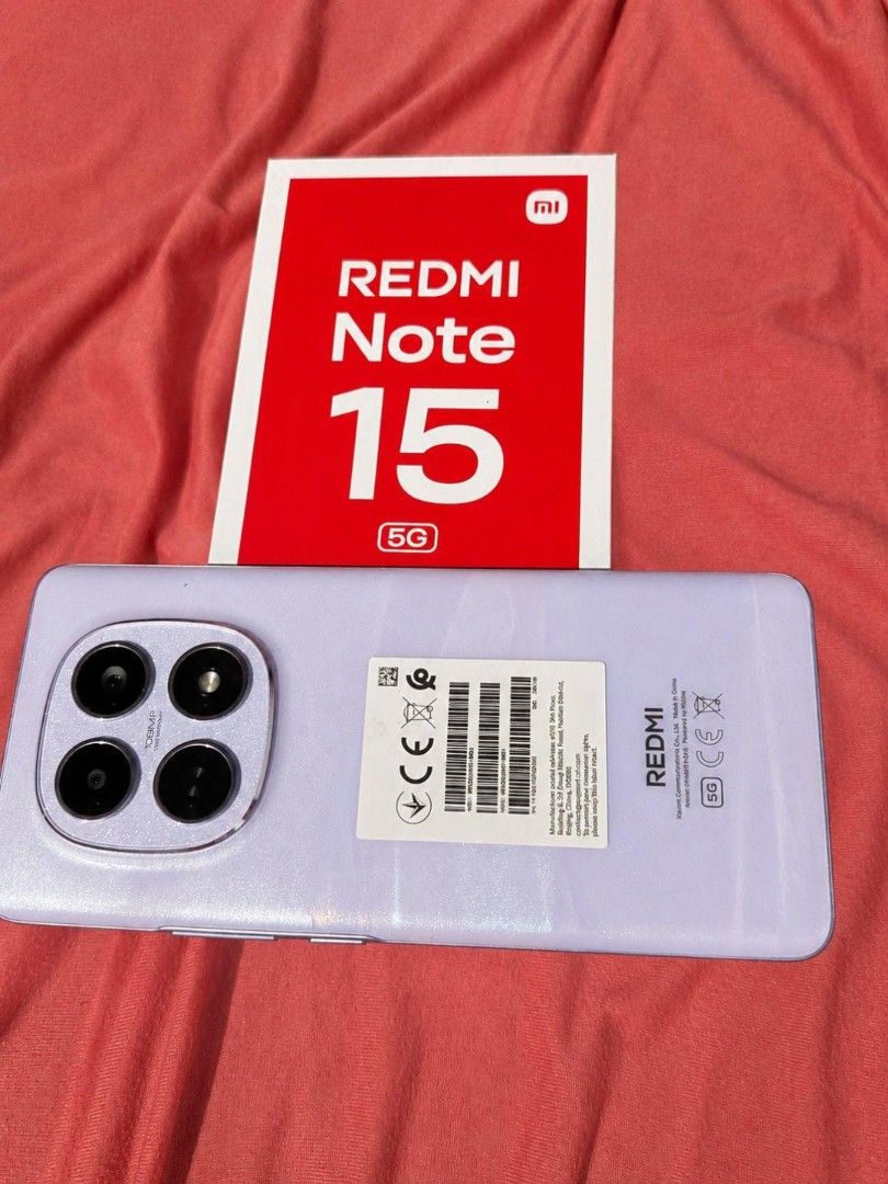 XIAOMI REDMI NOTE 15 (Category: Xiaomi) located in Caloocan City. Submitted by misakisan (Listing ID 1454368829, Image 1). Description: Used once. .