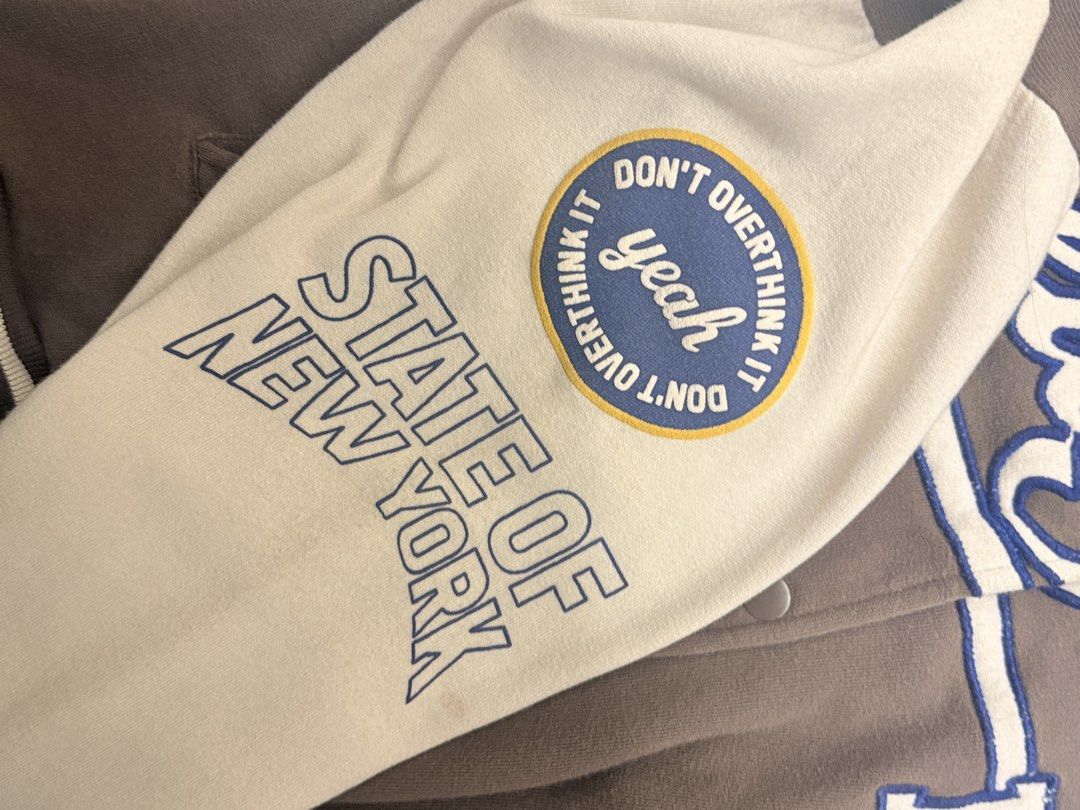Y2k Brown Pull&Bear Varsity Jacket New Jersey NYC (Category: Coats, Jackets and Outerwear) located in Quezon City. Submitted by ccmirae (Listing ID 1454470872, Image 3). Description: Lightly used, minor stain on front (barely noticeable), no other flaws.
