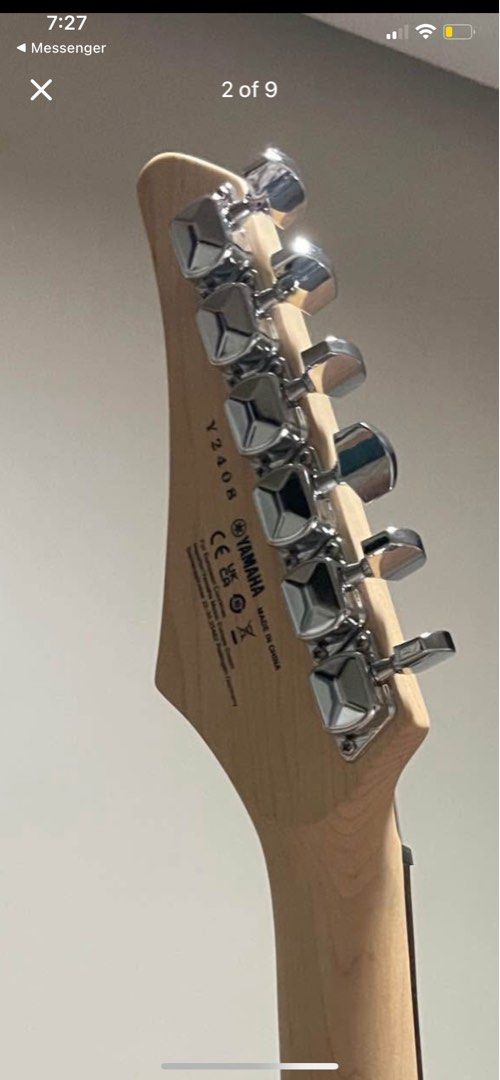 Yamaha Electric Guitar ERG 121C with Amplifier (Category: Musical Instruments) located in Quezon City. Submitted by sparkleph (Listing ID 1454392149, Image 3). Description: Bought only last Jan Rarely used Comes with amplifier, guitar bag, tuner, picks, and extra string Rfs: not using.