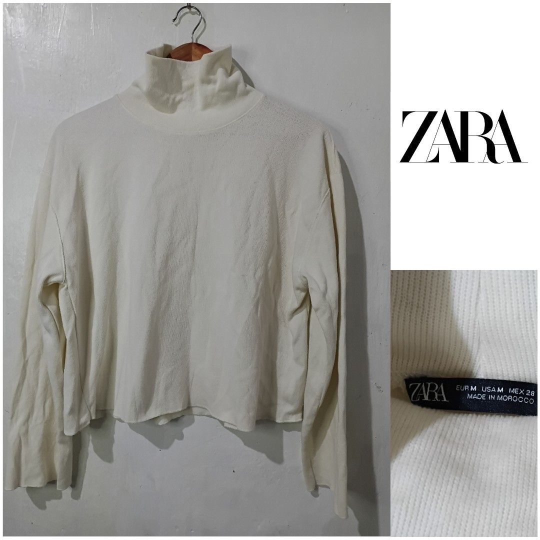 ZARA (Category: Longsleeves) located in Caloocan City. Submitted by nottyprelovedph (Listing ID 1454544079, Image 1). Description: M ON TAG 21x22.