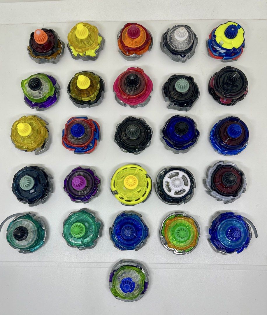 43 Beyblade Lot for sale! (Category: Action & Battle Toys) located in El Nido. Submitted by abstractandrai (Listing ID 1435989986, Image 3). Description: Beyblade lot for sale! FREE SHIPPING! 43 beyblades, 29 ratchets and 27 bits. Beyblade case. 3 Launchers. DM me if interested. I can send photos of all parts. We can negotiate. .