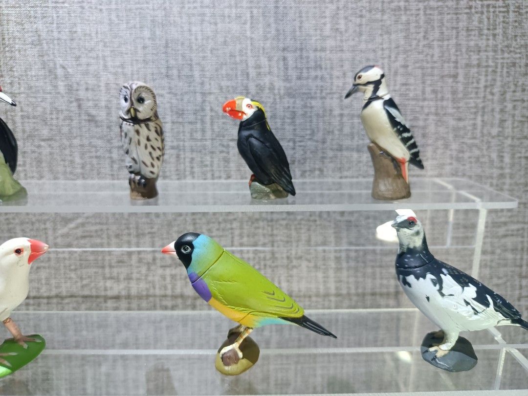9 sets Kaiyodo Miniature Birds Collection (Category: Figurines & Statues) located in Davao. Submitted by zeek_key_collectibles (Listing ID 1454735056, Image 3). Description: 9 sets of Miniature bird collection by Kaiyodo, known japan manufacturer for realistic miniature figurines Best for bird collection and other collectors..