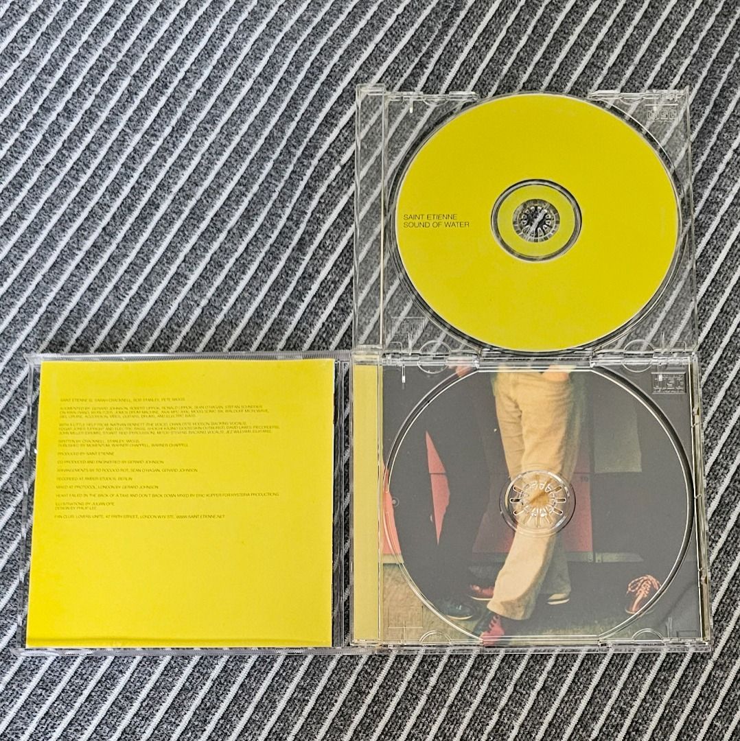 🌟 🏴󠁧󠁢󠁥󠁮󠁧󠁿 [CD Album] Saint Etienne – Sound Of Water (2000) (Category: CDs & DVDs) located in Singapore. Submitted by strangecell (Listing ID 1454580688, Image 3). Description: Many more Various Genres: https://www.carousell.sg/p/1253907759 Disco/Funk/Soul/Easy Listening/Lounge/Jazz/Chill-out: https://carousell.com/p/1028943398 Electronic Dance, EDM, DJ Mix: https://carousell.com/p/1035784902 *************************************** Self-co