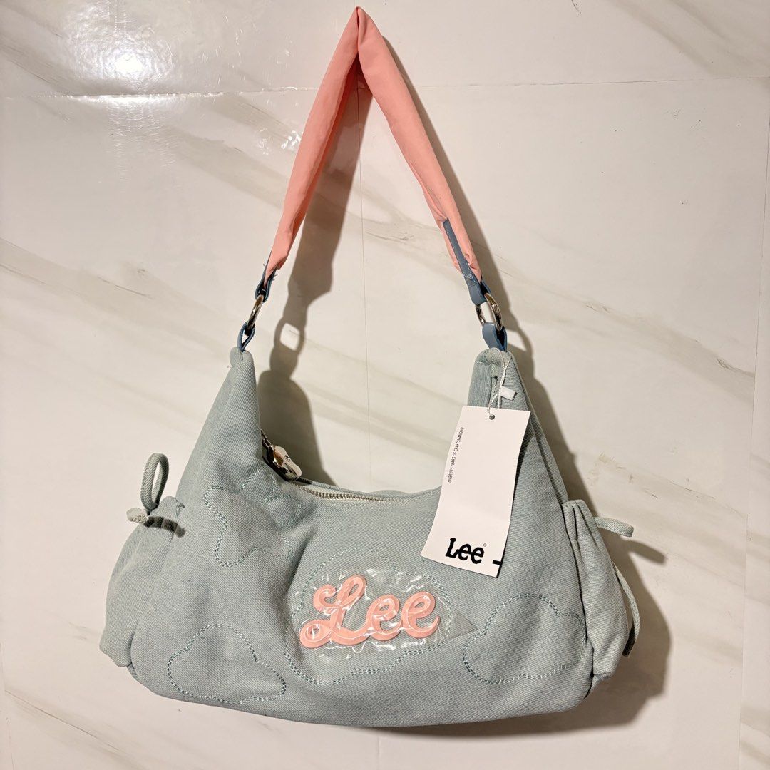 SALE❗️🎀 BNWT Authentic Lee Wonton y2k Denim Bag (Category: Shoulder Bags) located in Tarlac. Submitted by shantirisque (Listing ID 1454575352, Image 3). Description: LAST PRICE POSTED❗️NO MAKING OFFER ❗️FIXED PRICE. 🎀 FOR SALE | AUTHENTIC LEE DENIM BAG 🎀 ✨ Brand: Lee ✨ Condition: BNWT (Brand New With Tags) — never been used ✨ Authenticity: 100% Authentic Lee ✨ Color: Denim / Sky Blue with cute Pink accents 💗🩵 ✨ Material: Denim ✨ Design: Cute