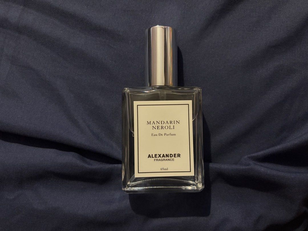 Alexander Fragrance Mandarin Neroli Eau de Parfum 65ml (Category: Fragrance & Deodorants) located in Antipolo. Submitted by madforsan (Listing ID 1454595105, Image 1). Description: - local brand (Alexander Fragrance) - 65ml - Scent Profile: Fresh and citrusy - Great for everyday wear - Recently acquired - Selling since i already have a lot of perfumes on hand - comes with the box.