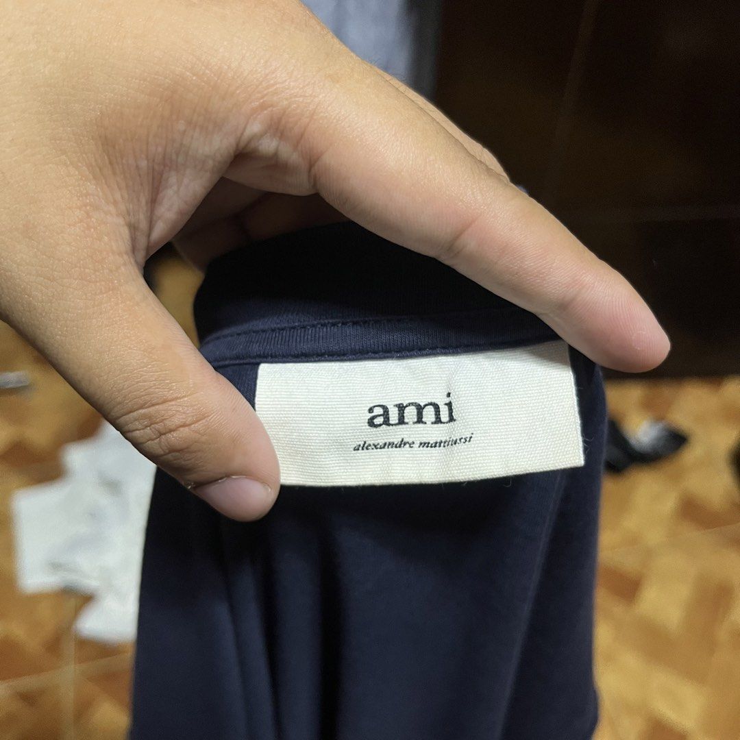 Ami Authentic (Category: Tshirts & Polo Shirts ) located in Manila. Submitted by purethriftt (Listing ID 1454580657, Image 2). Description: WTS! In good condition Minimal sign of use (back part) L:27 W:23 Antipolo loc HMU!.