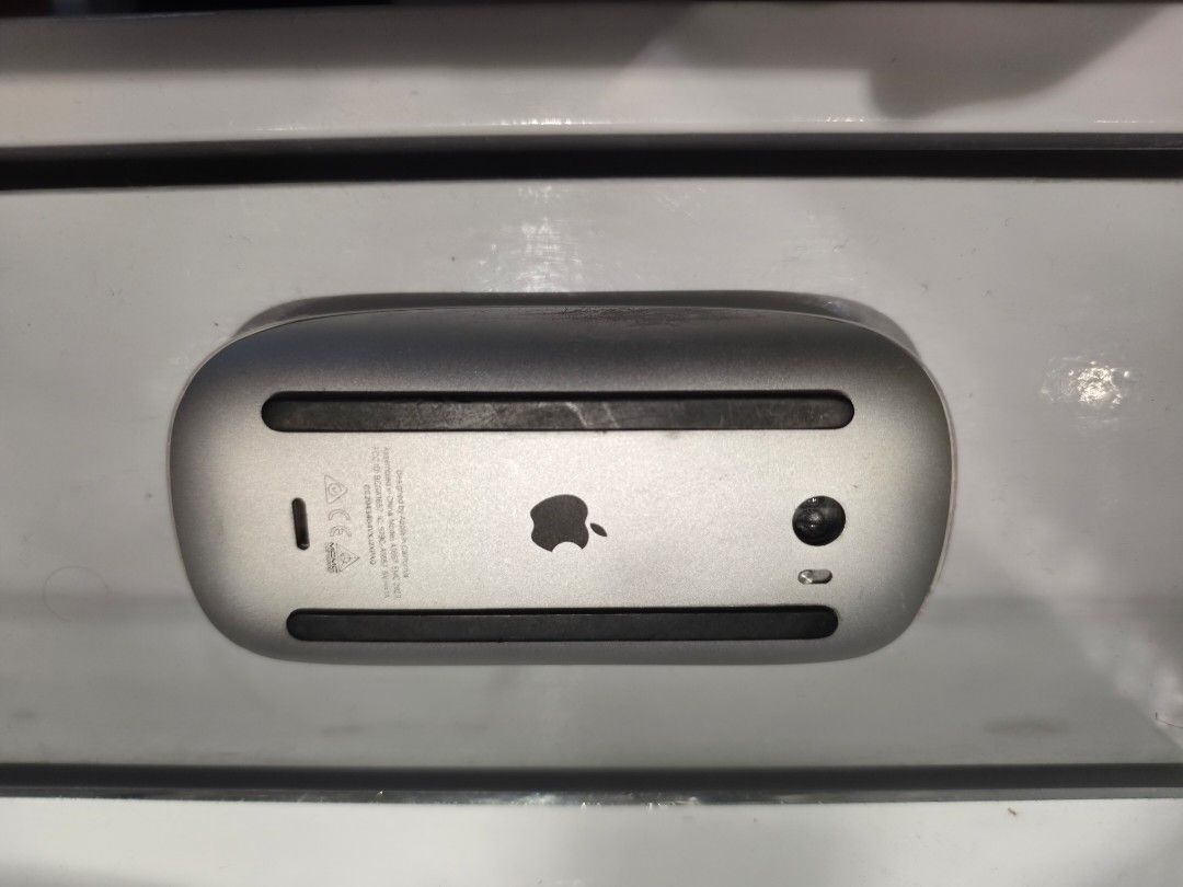 Apple Magic Mouse (USB‑C) - White Multi-Touch Surface (Category: Mouse & Mousepads) located in Quezon City. Submitted by nanayandkidspreloved (Listing ID 1454588732, Image 1). Description: Magic Mouse is wireless and rechargeable, with an optimised foot design that lets it glide smoothly across your desk. The Multi-Touch surface allows you to perform simple gestures such as swiping between web pages and scrolling through documents. The rechargeab