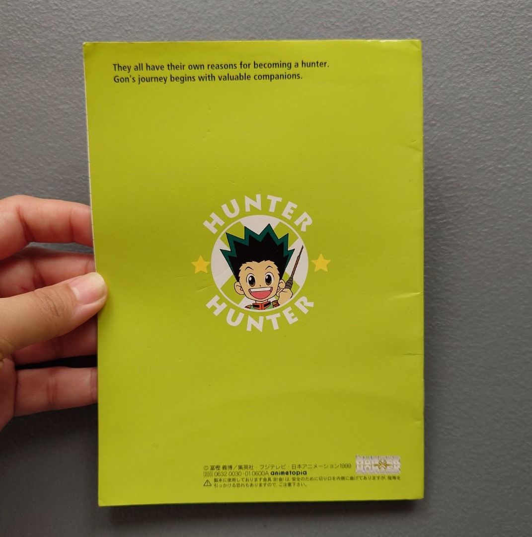 As is Anime Hunter x Hunter Gon notebook (Category: Stationery & School Supplies) located in Pasig City. Submitted by toy_kwinndom (Listing ID 1454612194, Image 2). Description: as is ha, lagas na papel sa loob .