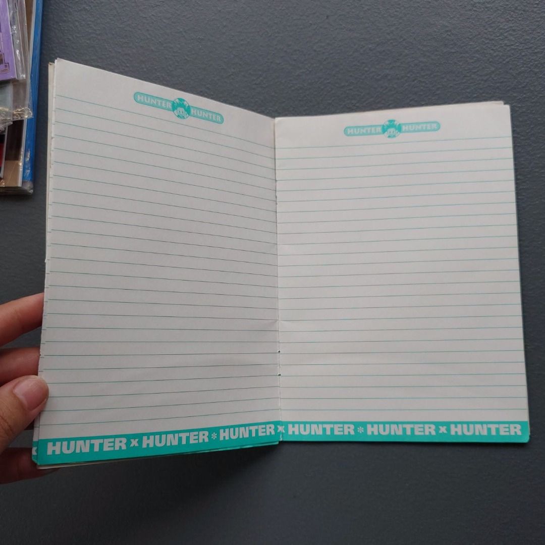 As is Anime Hunter x Hunter Gon notebook (Category: Stationery & School Supplies) located in Pasig City. Submitted by toy_kwinndom (Listing ID 1454612194, Image 3). Description: as is ha, lagas na papel sa loob .
