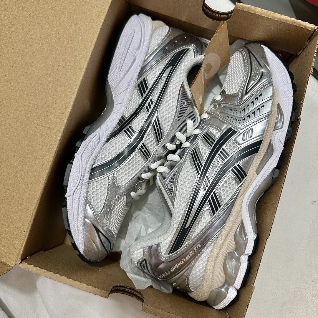 Asics Gel-Kayano 14 White Graphite Grey (Category: Sneakers) located in Bulacan. Submitted by amandddda (Listing ID 1454682922, Image 2). Description: on-hand! brand new & authentic available sizes: 8, 8.5, 9, 10, 11, 12 - jus message me :).