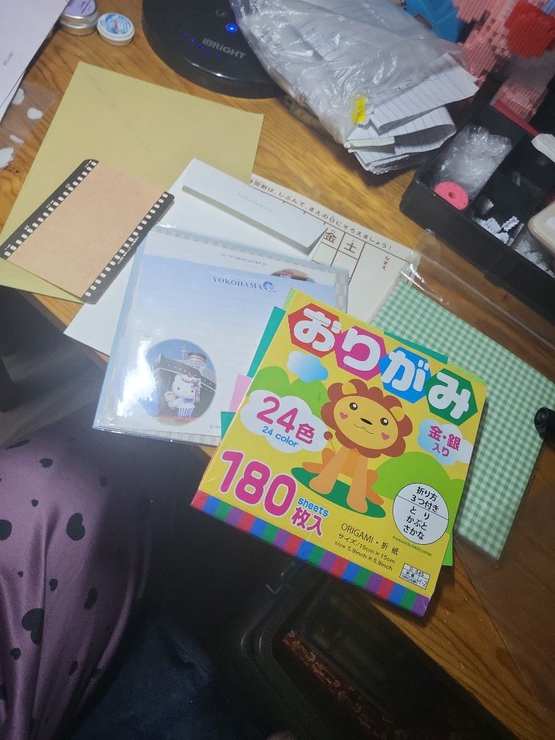 assorted items origami paper, stationaries, envelopes (Category: Stationery & School Supplies) located in Caloocan City. Submitted by lynette1977 (Listing ID 1454740314, Image 1). Description: take all for 150.