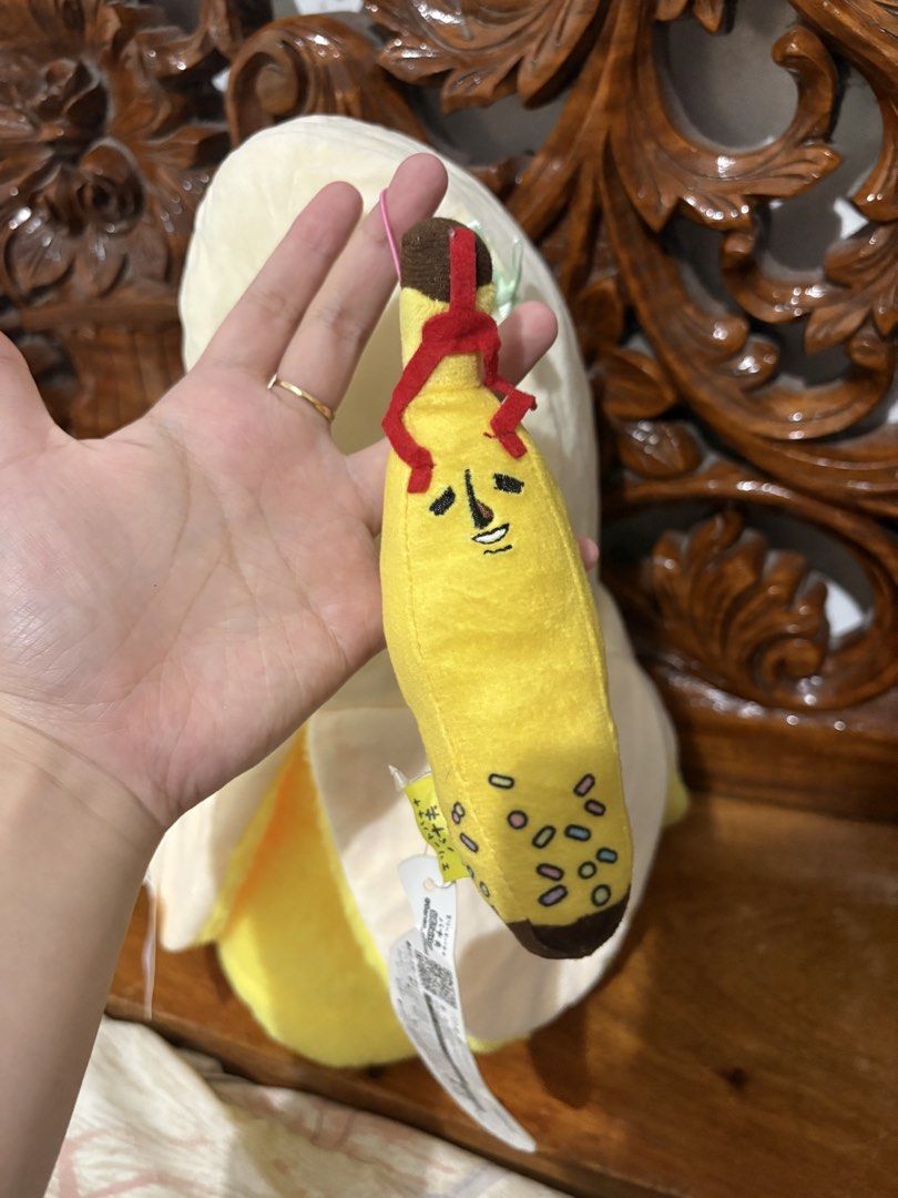 Banana Plush Toy Bundle (Category: Plushies & Soft Toys) located in Quezon City. Submitted by rxyel (Listing ID 1454690200, Image 2). Description: Brand new with paper tag.