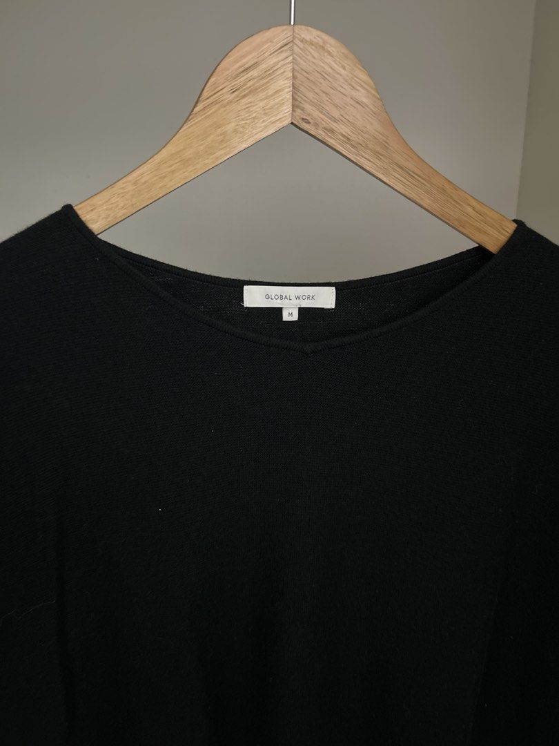Black Basic Top (Category: Longsleeves) located in Kuala Lumpur. Submitted by prelovedbynureenn (Listing ID 1454679741, Image 2). Description: - Grip.