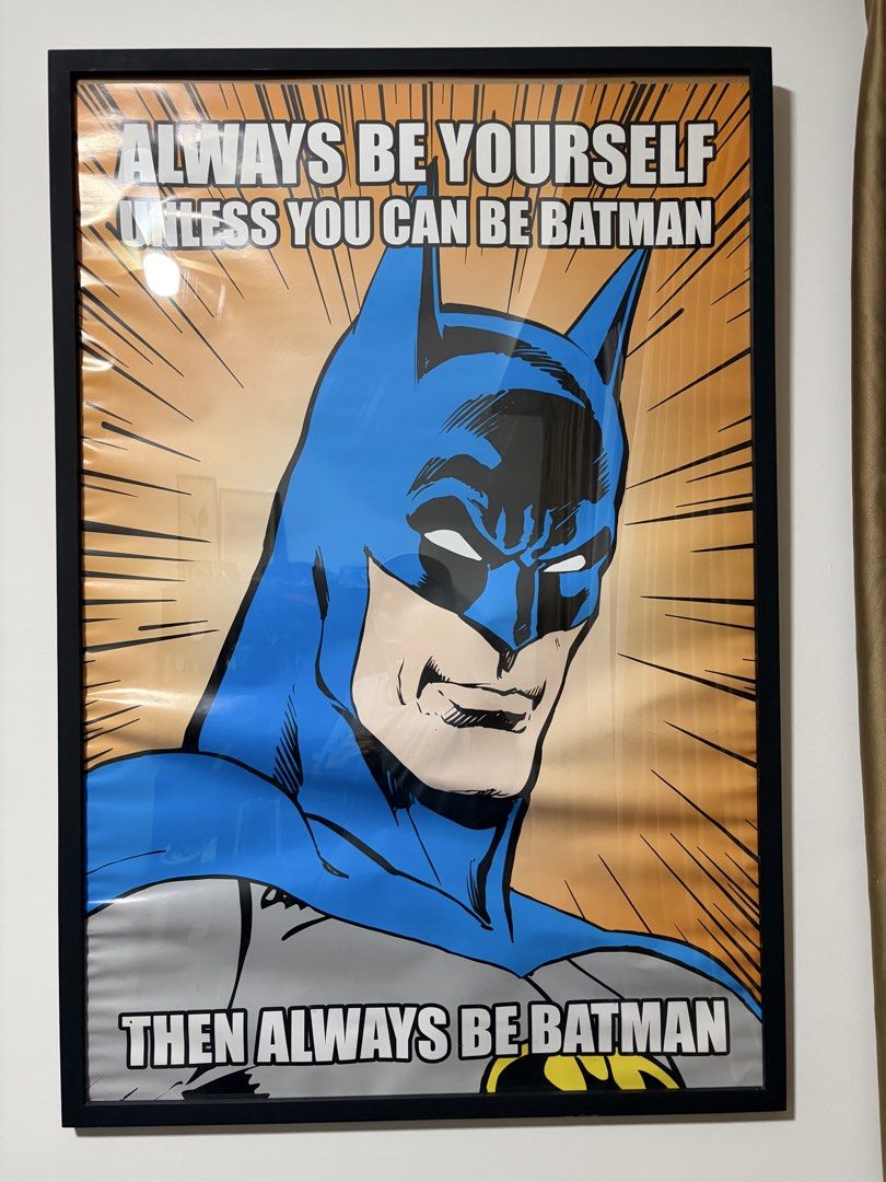 Batman Poster (Category: Art & Prints) located in Singapore. Submitted by mrbluesky5 (Listing ID 1454697607, Image 1). Description: .
