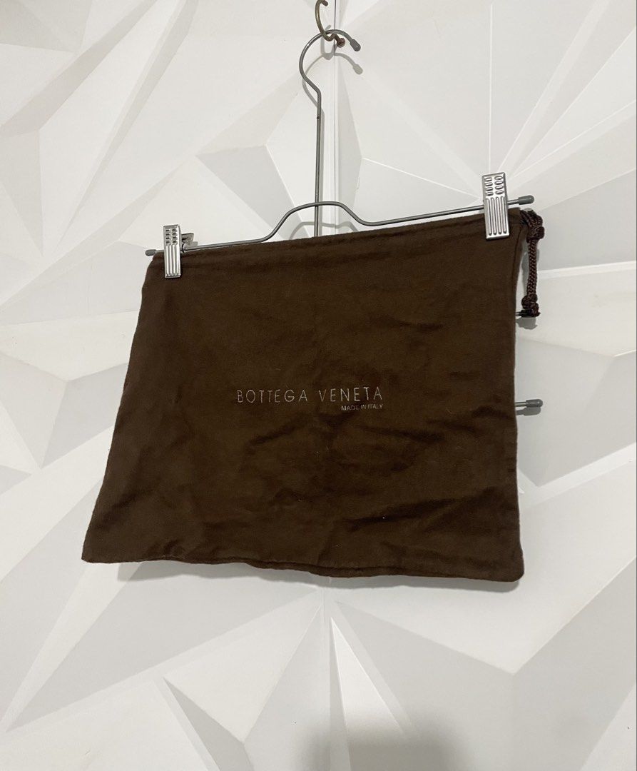 Bottega Veneta Brown Dust Bag (Category: Luxury Bags & Wallets) located in Cabuyao City. Submitted by ParadisethriftedPh (Listing ID 1454742541, Image 2). Description: Cr: 9.5/10 Dimensions W: 13 L: 10.5.